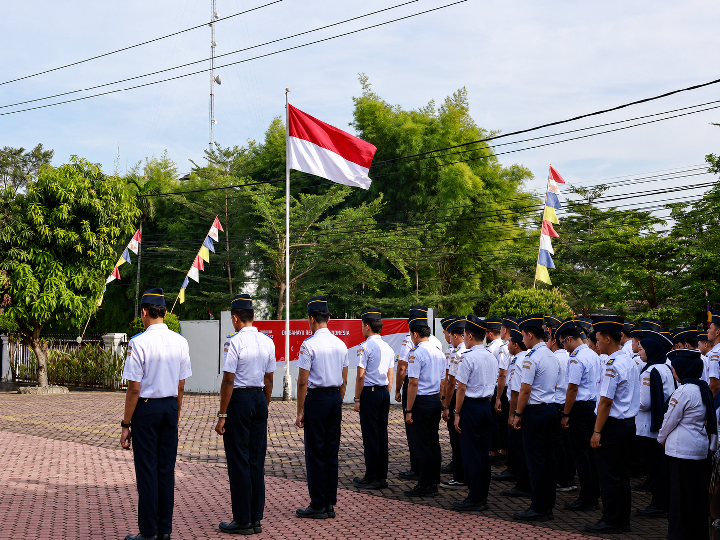 Upacara Bendera 17 Agustus di BTP Medan