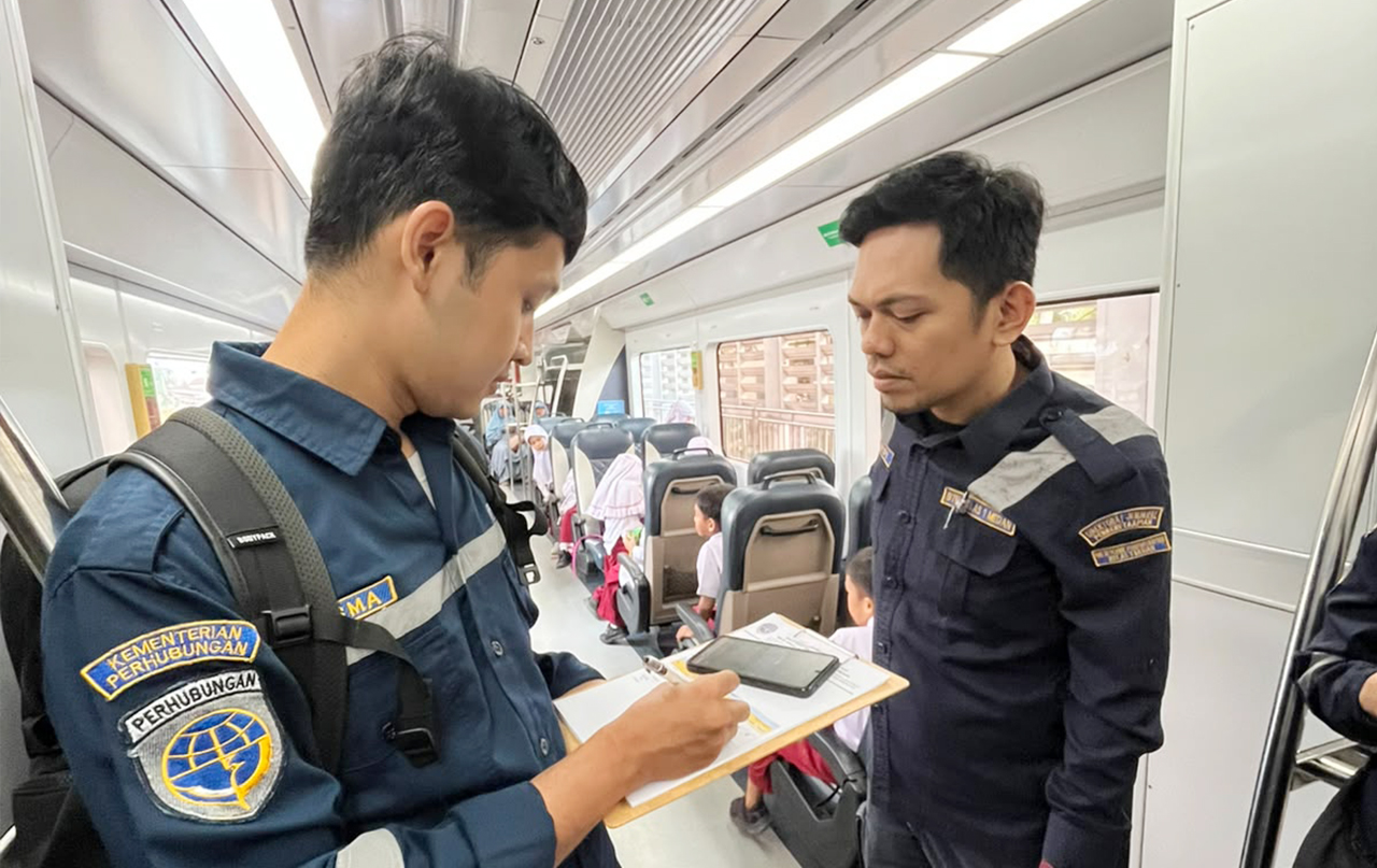 BTP Medan officers conducting GAPEKA Random Check Monitoring